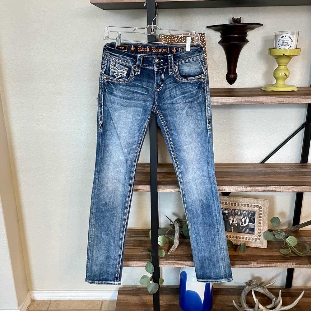 Rock Revival Kailyn Straight Jean Size 26